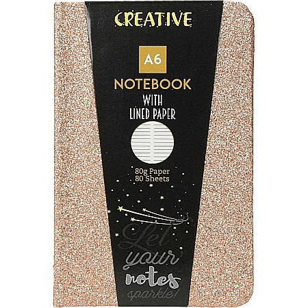 EU NOTES GLITTER A6, 96F, LINII, DIVERSE CULORI 52947 [2]