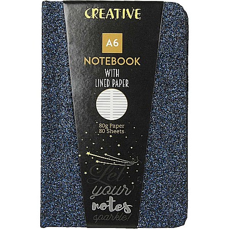 EU NOTES GLITTER A6, 96F, LINII, DIVERSE CULORI 52947 [4]