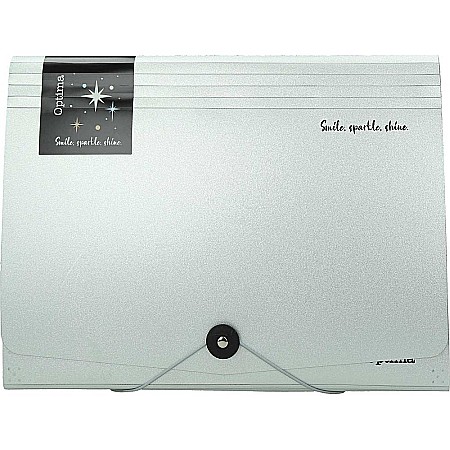 EU MAPA A4 PP 12 COMPARTIMENTE CU ELASTIC, GLITTER 120370 [2]