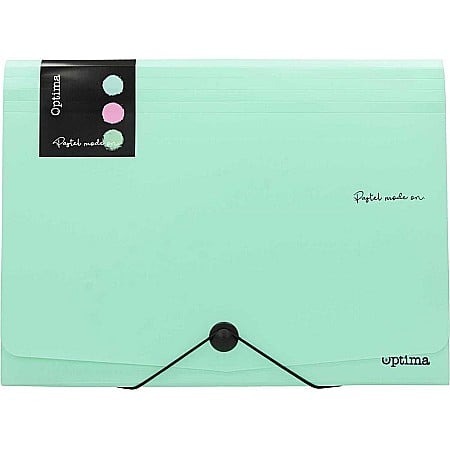 EU MAPA A4 PP 12 COMPARTIMENTE CU ELASTIC, PASTEL 120380 [1]