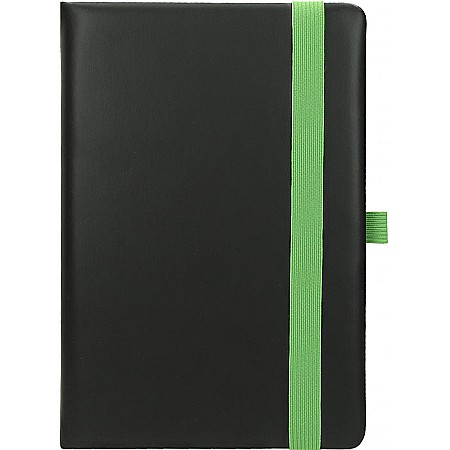 Agende nedatate - EU NOTES A5 196F CU ELASTIC VERDE FLUX 7077407