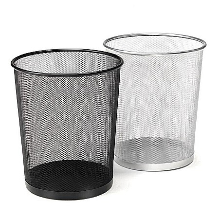 EU COS METALIC PENTRU BIROU 20 L NEGRU 22681 [1]