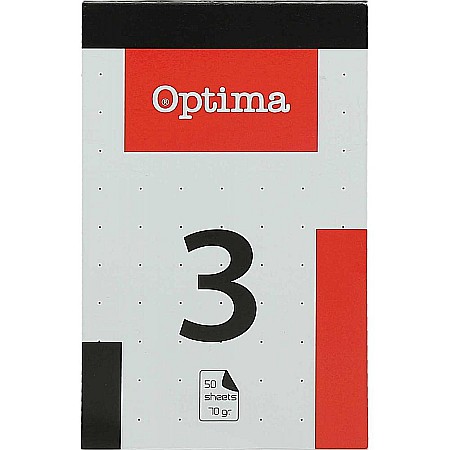 HARTIE PRODUSE DIN HARTIE - EU BLOC NOTES 80*130MM 70GR 50F CU PATRATE NR.3 21387