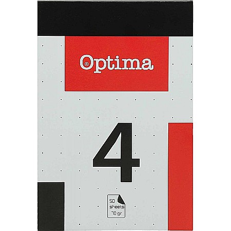 Carnetele/ notesuri/ bloc-notesuri - EU BLOC NOTES 93*146MM 70GR 50F CU PATRATE NR.4 21388