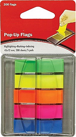 ORGANIZARE SI ARHIVARE - EU STICK INDEX FILM 45*12MM CU DISPENSER 22940