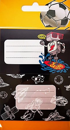 RECHIZITE SCOLARE - EU ETICHETE SCOLARE AUTOADEZIVE 9/SET KIDS BOYS 23327/213285