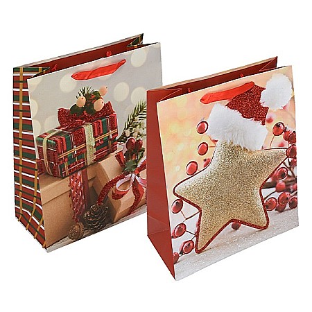 HOBBY - EU SACOSA CADOU CRACIUN 26*32*12CM DIVERSE MODELE L 71842