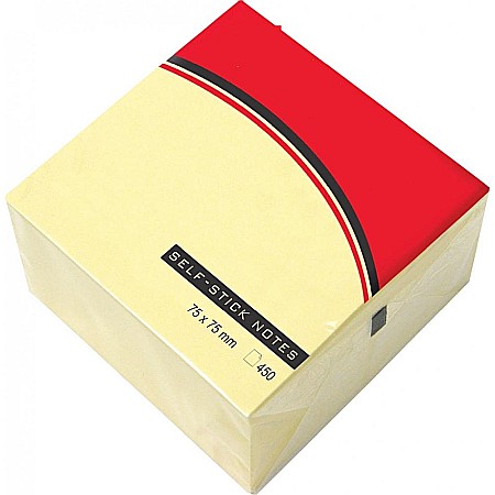 Cuburi de hartie - EU POST IT CUB 75*75MM 450F GALBEN PASTEL 22916B