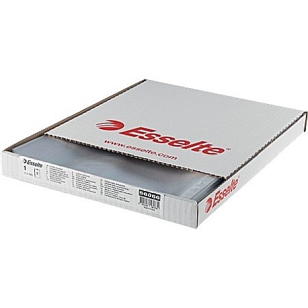 LEC FOLIE PROTECTIE A4 ESSELTE 55 MICRONI CRISTAL 100/SET 56066 [1]