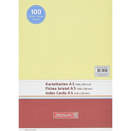 ORGANIZARE SI ARHIVARE - BR CARTON COLOR A5 160GR 100/SET GALBEN 2250010