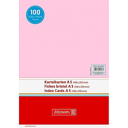 ORGANIZARE SI ARHIVARE - BR CARTON COLOR A5 160GR 100/SET ROZ PASTEL 2250020