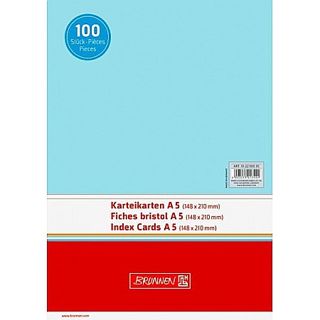 ORGANIZARE SI ARHIVARE - BR CARTON COLOR A5 160GR 100/SET ALBASTRU PASTEL 2250030