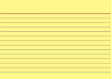 BR INDEX CARD A6 100/SET GALBEN DR 2260110 [1]