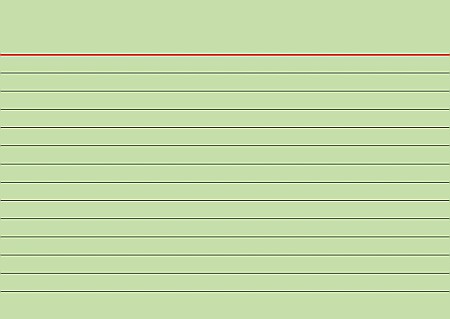 BR INDEX CARD A6 100/SET VERDE DR 2260150 [1]