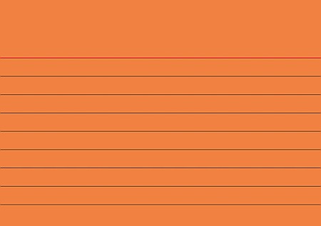 BR INDEX CARD A7 100/SET ORANGE DR 2270140 [1]