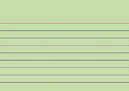 BR INDEX CARD A7 100/SET VERDE DR 2270150 [1]