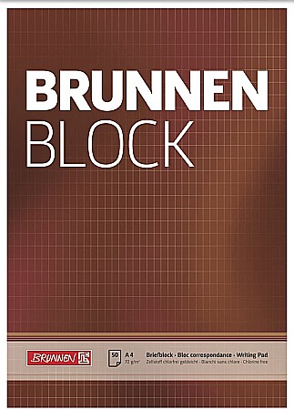 HARTIE PRODUSE DIN HARTIE - BR BLOC NOTES A4 50F BRUNNEN 52729