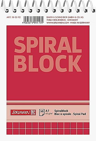 HARTIE PRODUSE DIN HARTIE - BR NOTES A7 50F SPIRA PATRATELE 55172