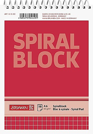 HARTIE PRODUSE DIN HARTIE - BR NOTES A6 50F SPIRA PATRATELE 55372