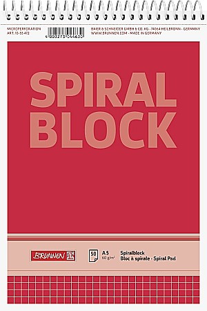 HARTIE PRODUSE DIN HARTIE - BR NOTES A5 50F SPIRA PATRATELE 55472