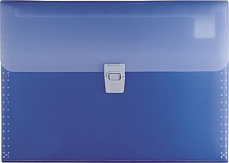 ORGANIZARE SI ARHIVARE - BR MAPA A4 PP 10 COMPARTIMENTE ALBASTRU 2024030