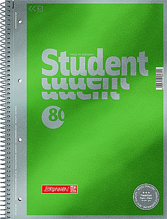 Caiete scolare - BR CAIET A4 80F SPIRA SI PERFORATII PREMIUM VELIN 67140