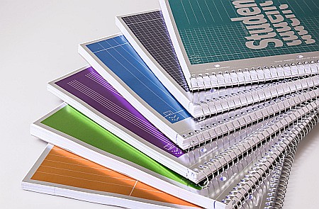 BR CAIET A4 80F SPIRA SI PERFORATII PREMIUM VELIN 67140 [2]