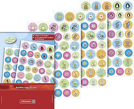 RECHIZITE SCOLARE - BR STICKERE RECOMPENSA 264/SET MOTIVE AMUZANTE 30575