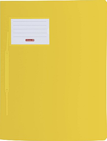 Dosare plastic cu sina pt documente - BR DOSAR SINA PLASTIC A4 ETICHETA SI BUZUNAR GALBEN 2015010