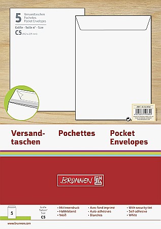 HARTIE PRODUSE DIN HARTIE - BR PLIC C5 5/SET 162*229MM SILICONIC, ALB 53454