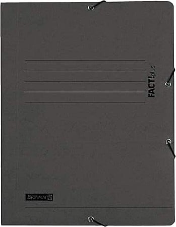 ORGANIZARE SI ARHIVARE - BR DOSAR PLIC CARTON A4 CU ELASTIC 375G NEGRU 2015490