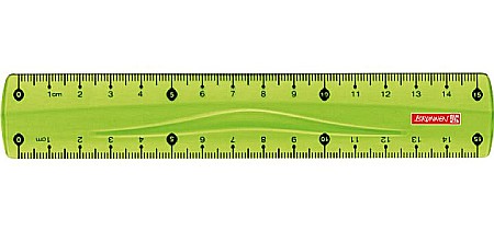 RECHIZITE SCOLARE - BR RIGLA 15CM BRUNNEN VERDE KIWI COLOR CODE 4971552