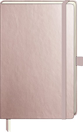 HARTIE PRODUSE DIN HARTIE - BR NOTES A5 192F KOMPAGNON ROSE GOLD METALIC CU ELASTIC DOTS 5554893