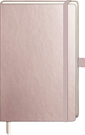 BR NOTES A5 192F KOMPAGNON ROSE GOLD METALIC CU ELASTIC DOTS 5554893 [8]