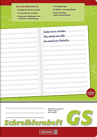 Caiete scolare - BR CAIET SPECIAL A4 16F BRUNNEN PENTRU INCEPATORI DR 44003