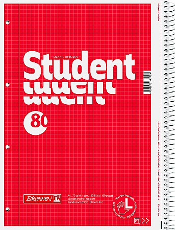 BR CAIET A4 80F SPIRA SI PERFORATII STANGACI PARATELE 67908 [0]