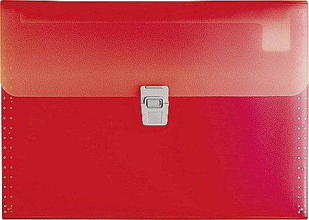 ORGANIZARE SI ARHIVARE - BR MAPA A4 PP 10 COMPARTIMENTE ROSU 2024023