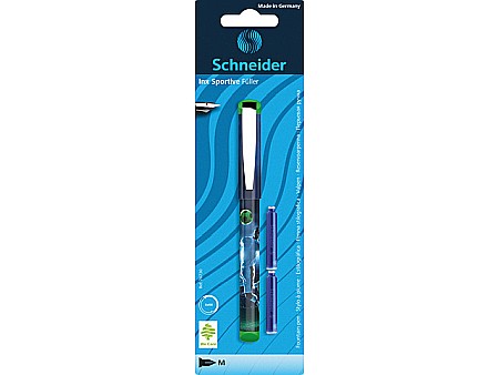 RECHIZITE SCOLARE - SCR STILOU SCHNEIDER INX SPORTIVE+2REZERVE NEGRU 012597