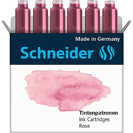 RECHIZITE SCOLARE - SCR PATROANE CERNEALA SCHNEIDER ROSE 6/SET PASTEL