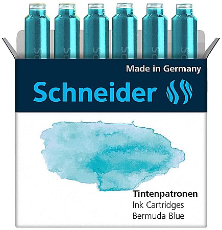 Cerneala/ Cartuse cerneala - SCR PATROANE CERNEALA SCHNEIDER BERMUDA BL 6/SET PASTEL