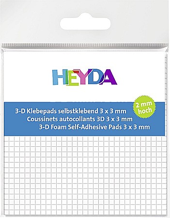 RECHIZITE SCOLARE - KP PATRATELE AUTOADEZIVE 3D 3*2*3MM 961 BUCATI 4889005