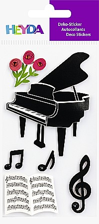 KP STICKER DECOR 7.5*16.5CM MUZICA 6 PCS 3780600 [1]