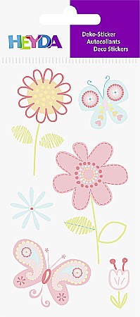 KP STICKER DECOR 7.5*16.5CM FLORI 6 PCS 3780611 [1]