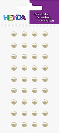 Stickere Decorative - KP STICKER DECOR 7.5*16.5CM PERLE ROTUNDE ALBE 0.6MM 36 PCS 3782928