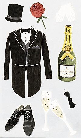 KP STICKER DECOR 7.5*16.5CM COSTUM NUNTA 8 PCS 3780638 [0]