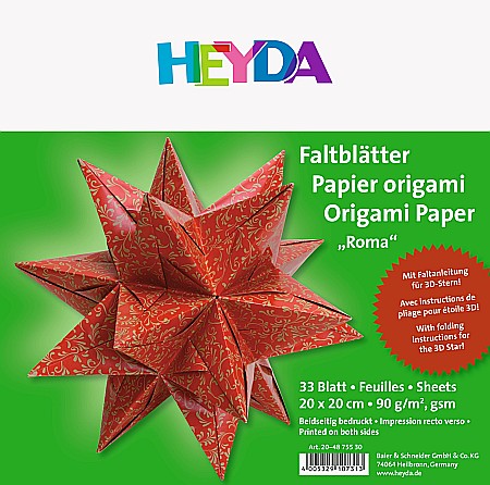 KP HARTIE ORIGAMI 20*20CM 90GR 33/SET MOTIV ROMA 4875530 [1]
