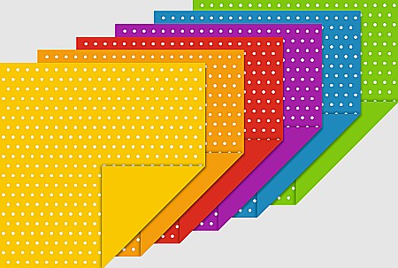 RECHIZITE SCOLARE - KP HARTIE ORIGAMI 15*15CM 70GR 66/SET MOTIV DOTS 4875552