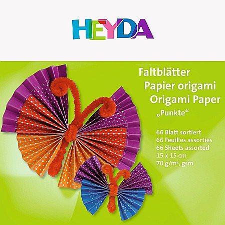 KP HARTIE ORIGAMI 15*15CM 70GR 66/SET MOTIV DOTS 4875552 [1]