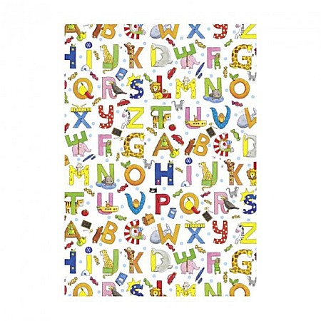 Cartoane/ Hartii Decor 50x70, 70x100, A4 - KP CARTON DECOR 50*70 300GR ALFABET CU ANIMALE 4771755