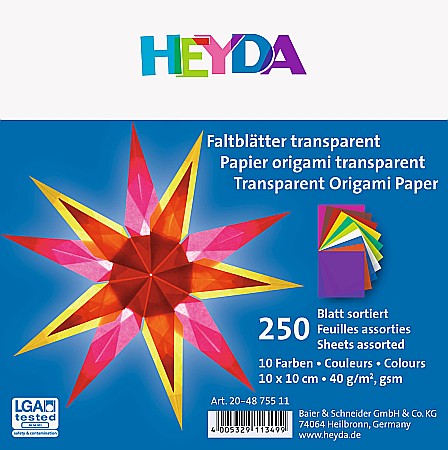 KP HARTIE ORIGAMI 10*10CM 250/SET CULORI ASORTATE 4875511 [1]